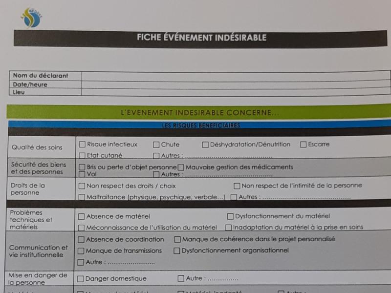 Qu'est ce qu'un événement indésirable?